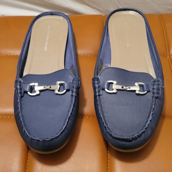 Mercer & Madison Blue Leather Slip On Flats Size 9.5 - Picture 10 of 10